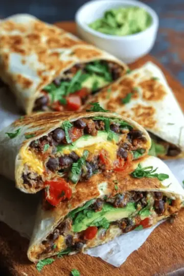 Black Bean Crunch Wrap Supreme