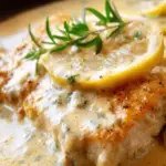 Baked Fish with Lemon Cream Sauce