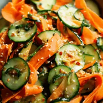 Cucumber and Carrot Salad (Asian inspired)