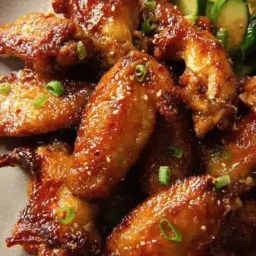 Honey Garlic Chicken Wings