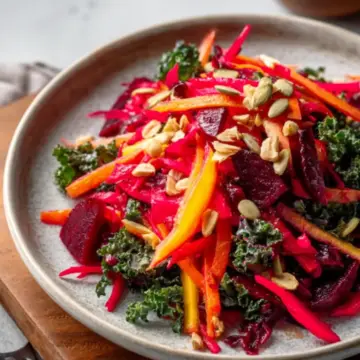 Apple, Beet, Carrot & Kale Salad