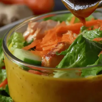 Japanese Ginger Salad Dressing (Restaurant Style)
