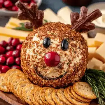 Reindeer Cheese Ball (Perfect Christmas Appetizer)