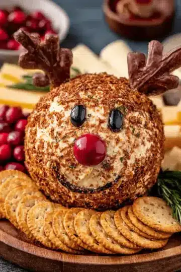 Reindeer Cheese Ball (Perfect Christmas Appetizer)