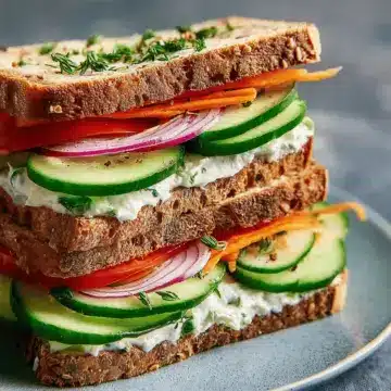 High-Protein Cucumber Sandwich
