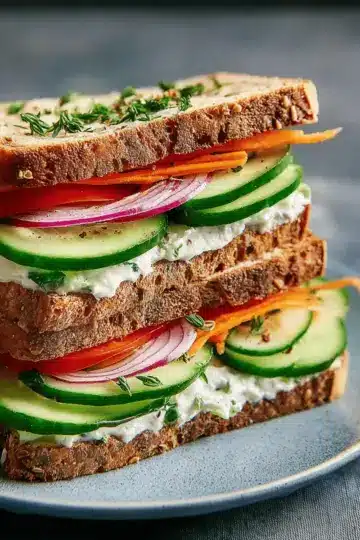 High-Protein Cucumber Sandwich