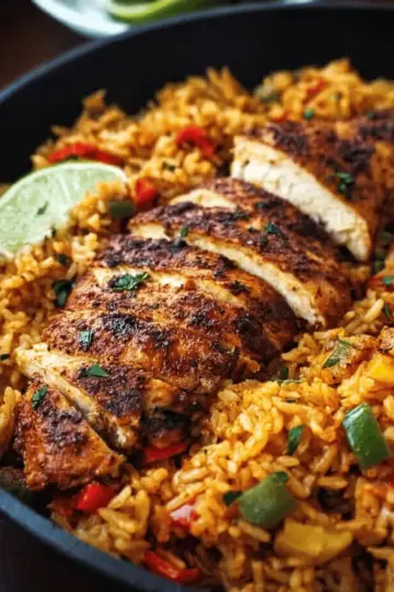 Cajun Chicken & Rice Skillet