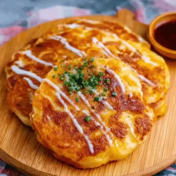 Cheese Hotteok (Savory Korean Pancake)