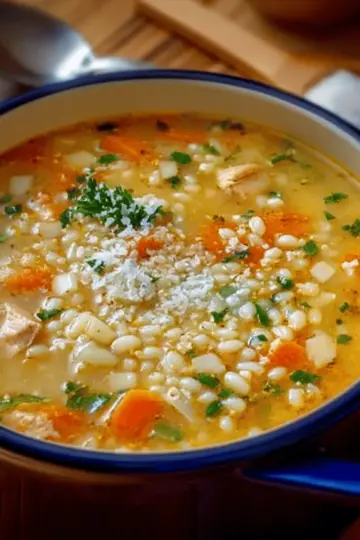 Italian Chicken Pastina Soup (aka Italian Nonna's Penicillin Soup)
