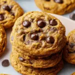 Brown Butter Pumpkin Chocolate Chip Cookies