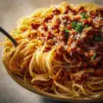 Easy spaghetti bolognese