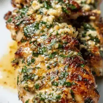 Garlic Parmesan Chicken Skewers