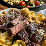 Garlic Parmesan Steak Tortellini