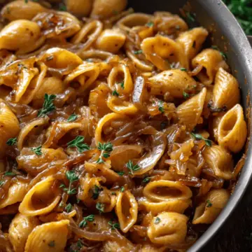 One Pot French Onion Pasta
