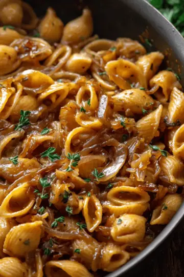 One Pot French Onion Pasta