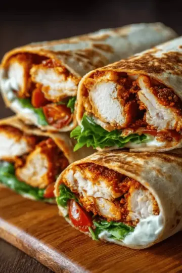 Crunchy Air Fryer Chicken & Mozzarella Wraps That Wow