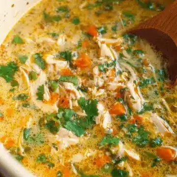 Coconut Cilantro Chicken Soup