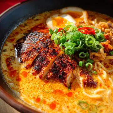 Creamy Spicy Chicken Ramen