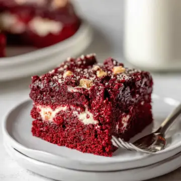 Red Velvet Earthquake Cake