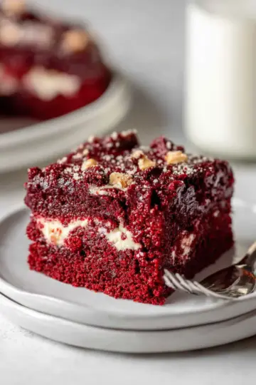 Red Velvet Earthquake Cake