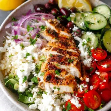 Greek Chicken Bowls