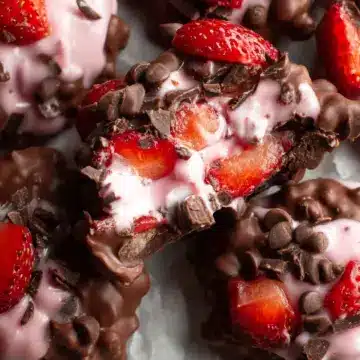 Chocolate Strawberry Yogurt Clusters (Viral Recipe!)