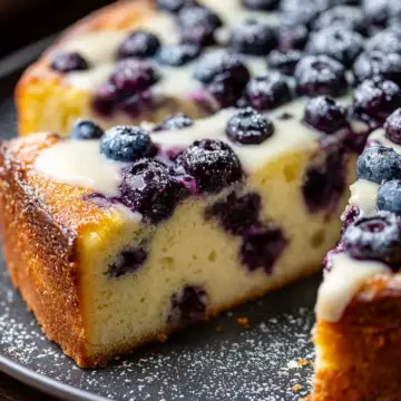 Lemon Blueberry Ricotta Cake