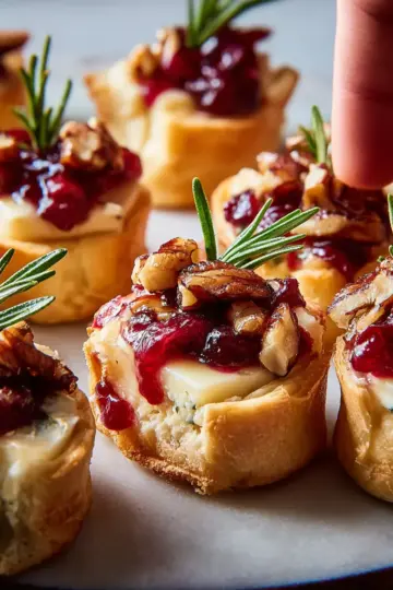 Cranberry Brie Bites