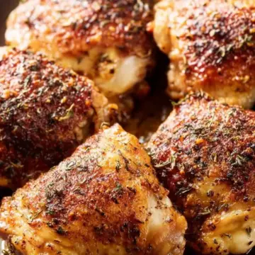 Crispy Baked Chicken Thighs