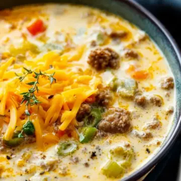 Award Winning Cheeseburger Soup