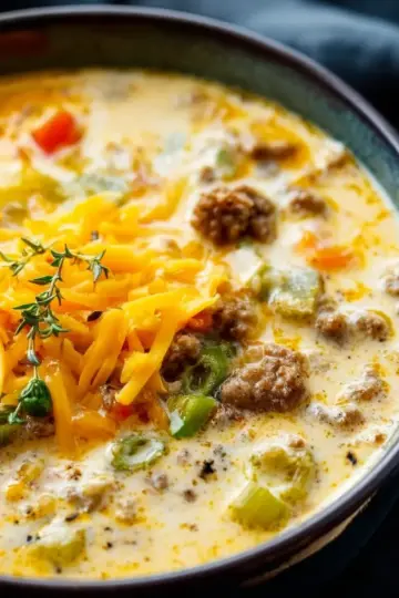 Award Winning Cheeseburger Soup