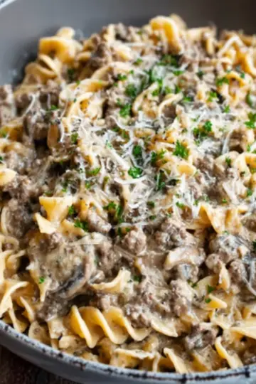 Ground Beef Stroganoff Recipe