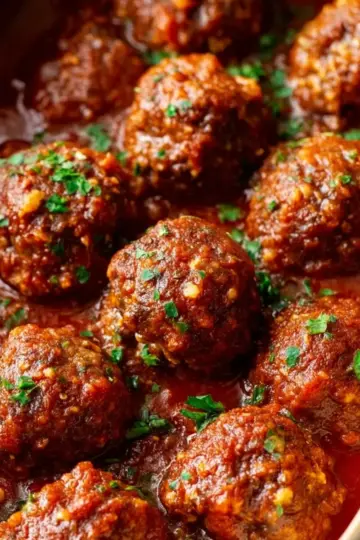 Easy Baked Porcupine Meatballs