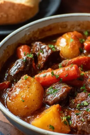Beef Stew Recipe with Carrots & Potatoes
