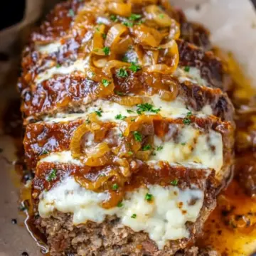 Crock Pot French Onion Meatloaf