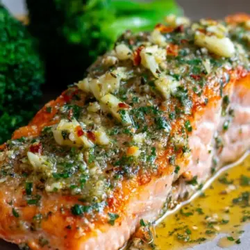 Garlic Butter Baked Salmon