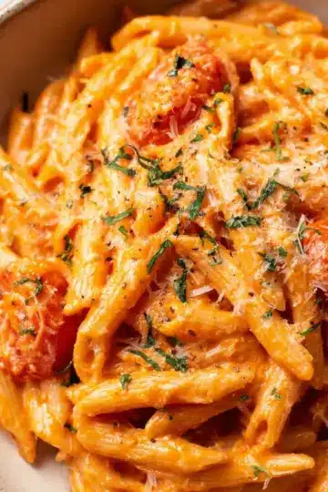 Super Easy Creamy Tomato Pasta