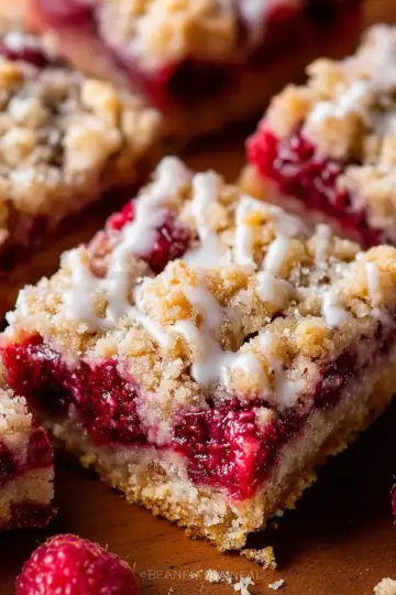 Raspberry Streusel Bars