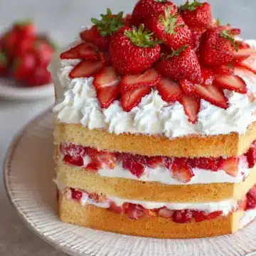 Strawberry Shortcake Cake