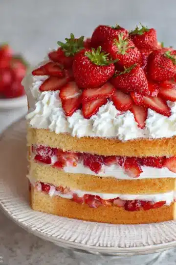 Strawberry Shortcake Cake