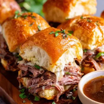 Easy French Dip Sliders Recipe