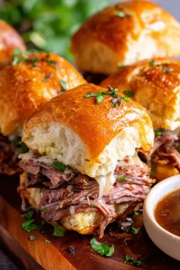 Easy French Dip Sliders Recipe