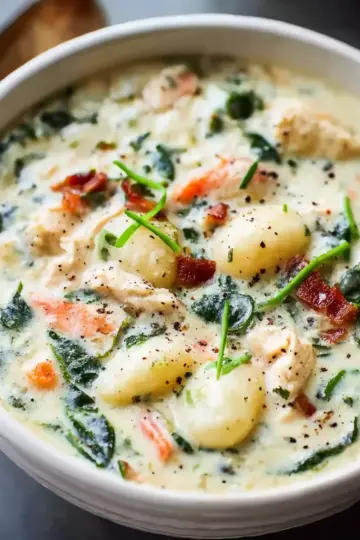 Olive Garden Chicken Gnocchi Soup