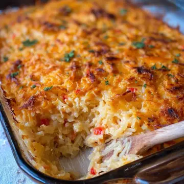 Pimento Cheese Hash Brown Casserole