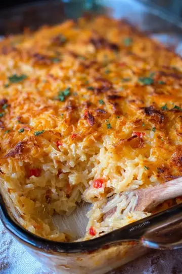 Pimento Cheese Hash Brown Casserole