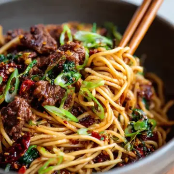 Caramelised Sticky Beef Noodles