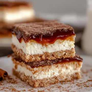 Churro Cheesecake Bars