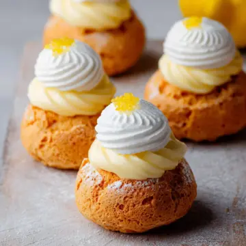 Lemon Cream Puffs