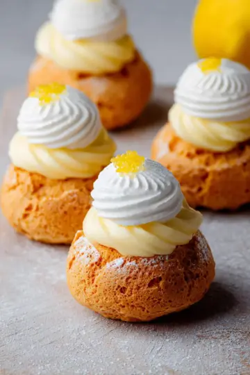 Lemon Cream Puffs