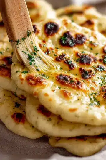 Naan recipe – fluffy, bubbly, chewy!